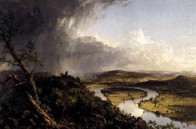 Thomas Cole View from Mount Holyoke, Northamptom, Massachusetts, after a Thunderstorm china oil painting image